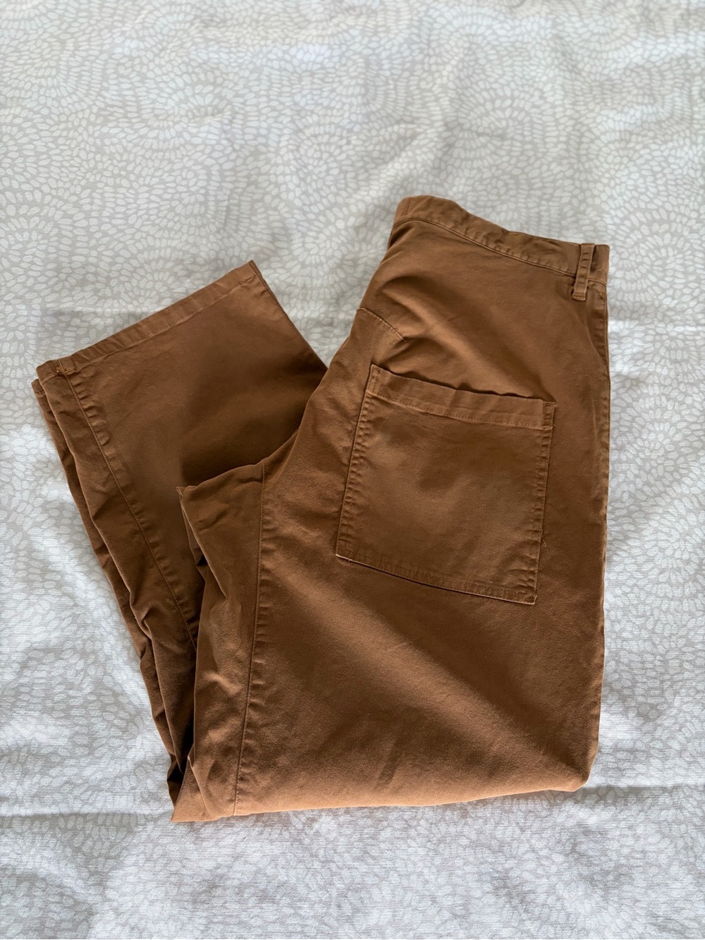 NILI LOTAN Shon Cotton Pant Mid-Rise Barrel Leg Pant size 10 - Picture 6 of 9